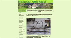 Desktop Screenshot of biowein-knaus.at